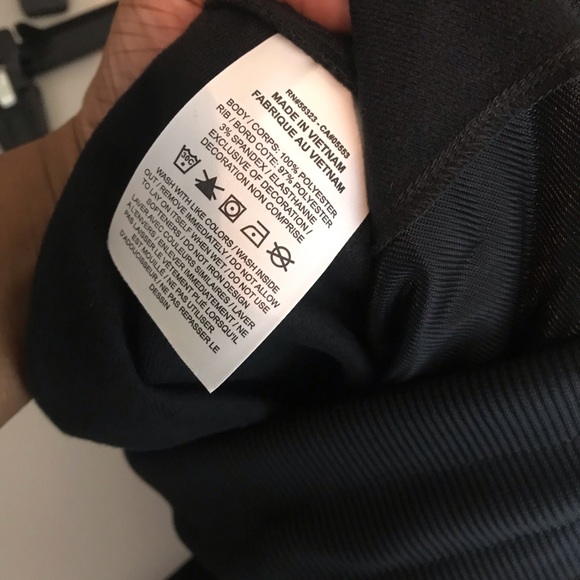 Nike Sportswear heritage black & white sweatpants - Picture 8 of 8